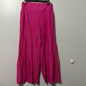 NANETTE LAPORE NWOT Smocked Wide Leg Pleat Pants
